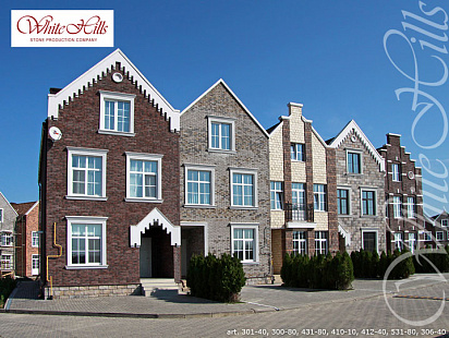 Объект из Облицовочные камни White Hills Искусственный декоративный камень Whitehills Лондон брик 300-80