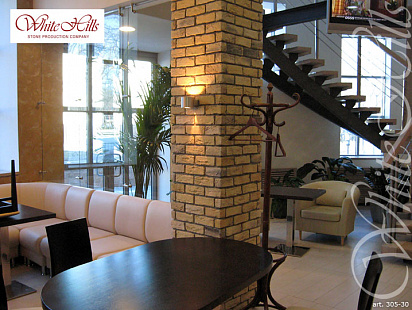 Объект из Облицовочные камни White Hills Искусственный декоративный камень Whitehills Бремен брик 305-30