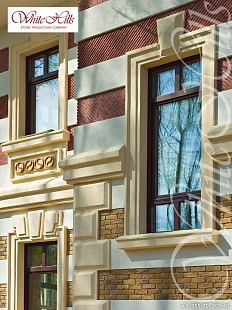 Объект из Облицовочные камни White Hills Искусственный декоративный камень Whitehills Бремен брик 305-40