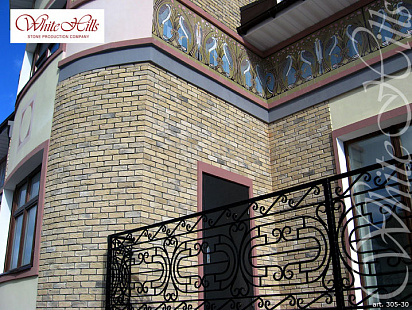 Объект из Облицовочные камни White Hills Искусственный декоративный камень Whitehills Бремен брик 305-30