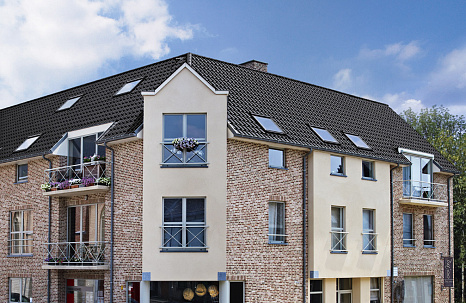 Объект из Керамическая черепица Koramic L 15 mattschwarz