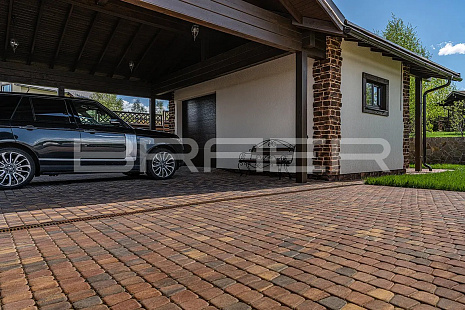 Объект из Брусчатка BRAER Тротуарная плитка «Классико круговая» Color Mix Тип 3 «МАЛЬВА»