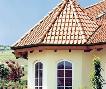 Объект из Керамическая черепица Koramic E 32 rot engobiert