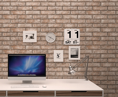 Объект из Облицовочные камни Monopole Ceramica Плитка настенная Bricks Decapado