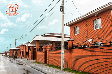 Объект из Облицовочный кирпич Керма Красный Рустик ут. ст.