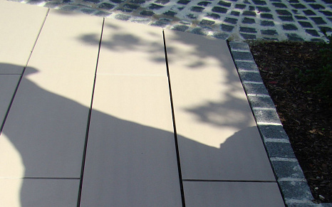 Объект из Террасная керамика Gima Террасная плита Titangrau-glatt