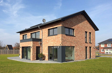 Объект из Кирпич ручной формовки Roben MOORBRAND глиняно-пестрый