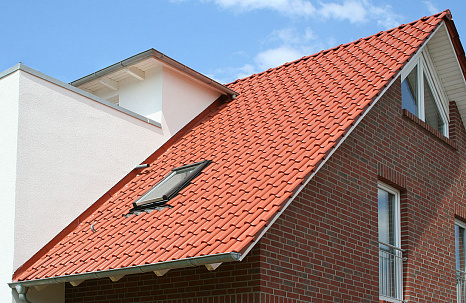 Объект из Керамическая черепица Roben Limburg красный ангобированный