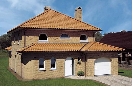 Объект из Керамическая черепица Koramic Romane 11 Natural Red