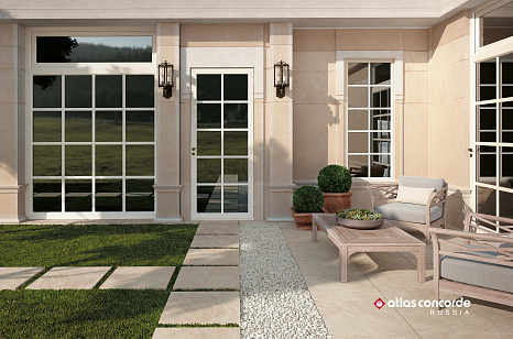 Объект из Напольная керамика  Керамогранит Atlas Concorde LASTRA 20mm Russia Cliff Beige