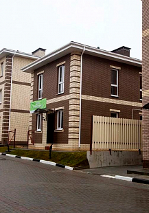 Объект из Облицовочный кирпич Керма Шоколад Гладкий