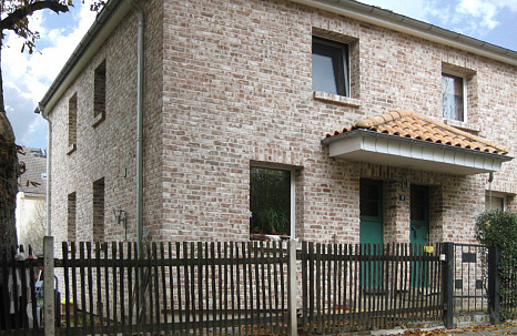 Объект из Клинкерная плитка Roben GEESTBRAND белый пестрый