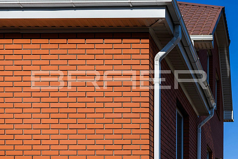 Объект из Кирпич BRAER Красный-2, гладкий