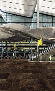 Объект из Напольная керамика  Керамогранит Atlas Concorde, Landstone Brown Lastra 20Mm