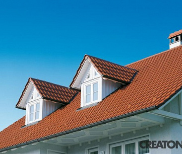 Объект из Керамическая черепица Creaton HARMONIE naturrot