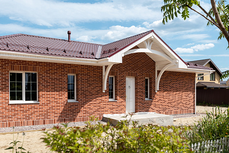 Объект из Облицовочный кирпич Керма Красный Гладкий ут. ст.