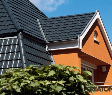 Объект из Керамическая черепица Creaton OPTIMA NUANCE schieferton engobiert