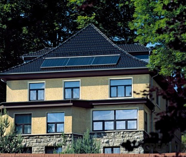 Объект из Керамическая черепица Creaton RATIO HONGEDA FINESSE schwarz glasiert