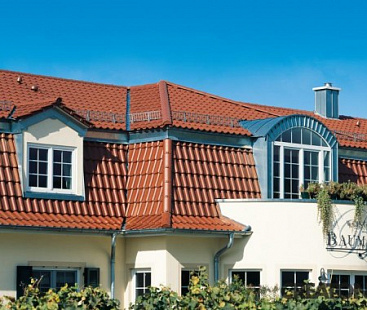 Объект из Керамическая черепица Creaton PREMION NUANCE kupferrot engobiert