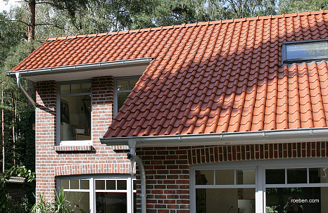 Объект из Керамическая черепица Roben Limburg красный ангобированный