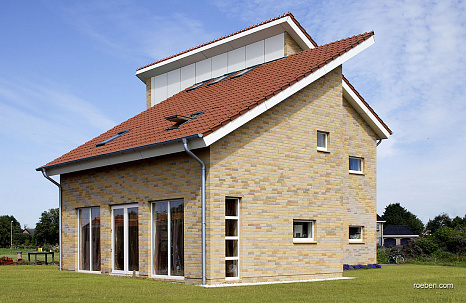 Объект из Керамическая черепица Roben Flandern красный ангобированный