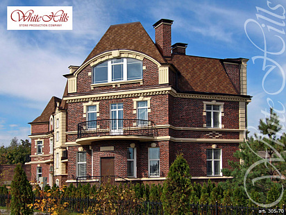 Объект из Облицовочные камни White Hills Искусственный декоративный камень Whitehills Бремен брик 305-70