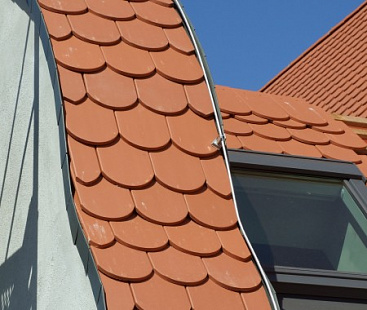 Объект из Керамическая черепица Koramic Бобровый хвост rot engobiert