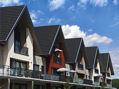 Объект из Керамическая черепица Koramic Actua 10 mattschwarz