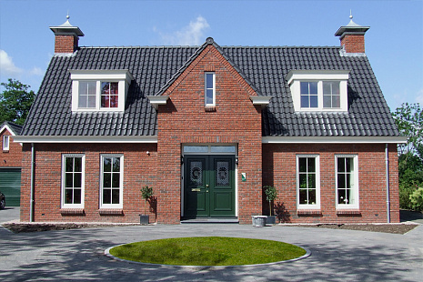 Объект из Керамическая черепица Roben Limburg синевато-серый (антрацит)