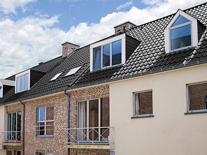 Объект из Керамическая черепица Koramic L 15 mattschwarz