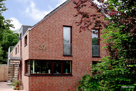 Объект из Кирпич Roben WASSERSTRICH  светлокрасный пестрый