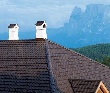 Объект из Керамическая черепица Creaton OPTIMA NUANCE dunkelbraun engobiert