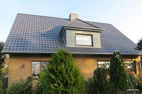 Объект из Керамическая черепица Roben Piemont Титан серый глазурь