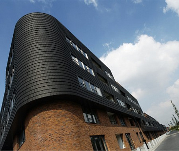 Объект из Керамическая черепица Koramic Datura Black Matt Glazed