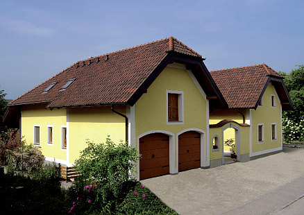 Объект из Керамическая черепица Tondach САМБА ангобированный красный антик / DUO