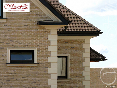 Объект из Облицовочные камни White Hills Искусственный декоративный камень Whitehills Бремен брик 305-10