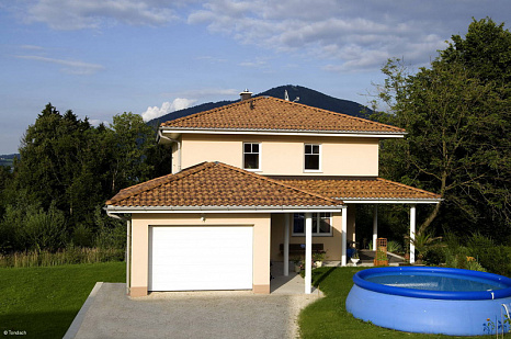 Объект из Керамическая черепица Tondach МЕДИТЕРАН ПЛЮС ангобированный платина