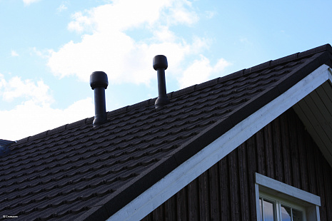 Объект из Композитная черепица AeroDek Композитная черепица рядовая AeroDek Tradition цвет Антрацит