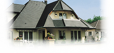 Объект из Керамическая черепица Edilians Arboise Ecaille Jacob Ardoisé