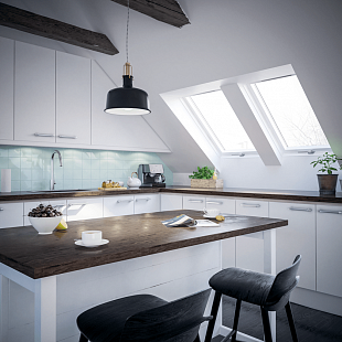 Объект из Мансардные окна Dakea OPTIMA PVC