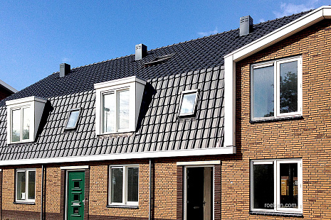 Объект из Керамическая черепица Roben Piemont синевато-серый (антрацит)