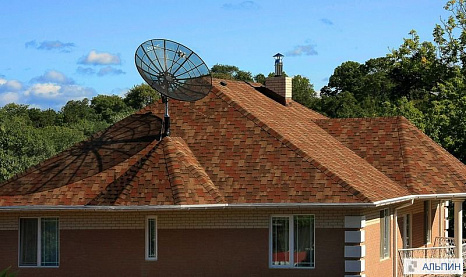 Объект из Гибкая черепица Tegola Nordland Альпин Терракота