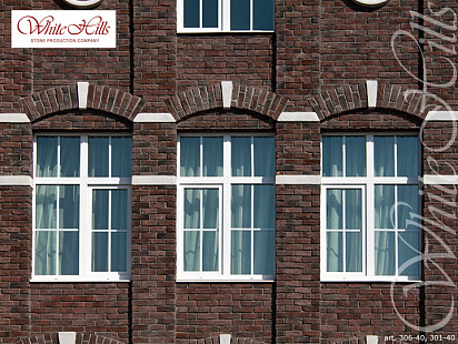 Объект из Облицовочные камни White Hills Искусственный декоративный камень Whitehills Лондон брик 301-40