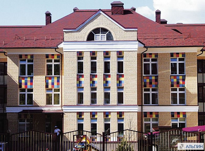 Объект из Гибкая черепица Tegola Nordland Альпин Красный с отливом