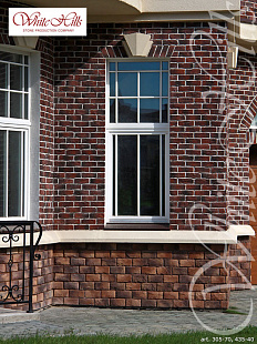 Объект из Облицовочные камни White Hills Искусственный декоративный камень Whitehills Бремен брик 305-70