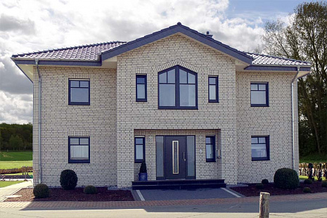 Объект из Кирпич Roben MONTBLANC белый перламутровый