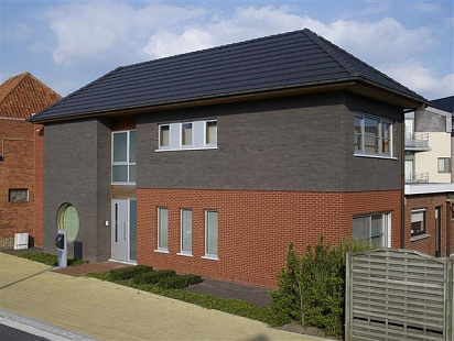 Объект из Керамическая черепица Koramic Actua 10 mattschwarz