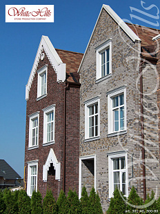 Объект из Облицовочные камни White Hills Искусственный декоративный камень Whitehills Лондон брик 300-80