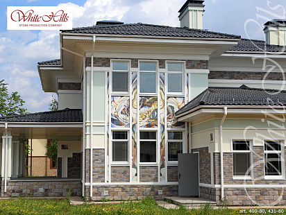 Объект из Облицовочные камни White Hills Искусственный декоративный камень Whitehills Шеффилд 431-80