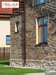 Объект из Облицовочные камни White Hills Искусственный декоративный камень Whitehills Кельн брик 324-40